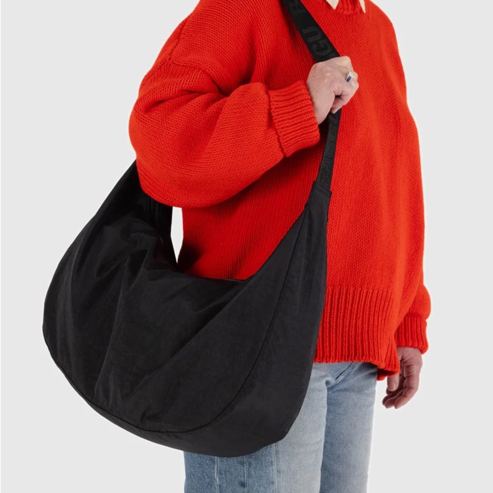 Baggu Large Crescent Black
